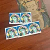 Promoção Quente Xizang Nepalesa Pintada à Mão Pura Thangka Tara Verde Núcleo de Cartão 2*2