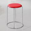 Banqueta de Carpete Minimalista Moderna, Empilhável, Adequada para Apartamentos de Aluguel, Quartos, Salas de Estar, Banqueta Pequena de Aço Inoxidável, Decoração de Casa, Luxo Leve