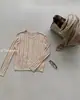Cardigan de Tricô Han Xun Textura Suave de Outono Padrão de Espiga Vazada Mistura de Lã Slim Fit Novo Modelo 2026 27420