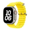 Para apple applewatch watch pulseira de silicone marinho com fivela preta pulseira s10 pulseira iwatch789