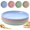 Prato de Jantar Personalizado Amazon Transfronteiriço Prato Redondo 23cm Utensílios de Mesa Domésticos de PP Prato para Salada Petisco Prato de Osso com Impressão de Logo