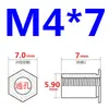 Tornillos Pasantes Remachables de Acero Inoxidable 304, Tornillos Hexagonales, Columnas Pasantes de Placa de Presión, Columnas para Lámina M2M2.5M3M4M5M6