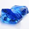 Al por mayor Azul Oscuro Vidriado Fusión a Alta Temperatura Piedra Vidrio Escenario Decorativo Difusor Piedra Adornos Manualidad