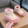 Botas de Nieve para Niñas 2026 Nuevas de Invierno para Niños Niñas Con Felpa Gruesa Calientes Botas Grandes de Algodón para Bebés Superficie de Cuero
