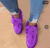 Zapatos Mao Mao para mujer, tipo mocasín, otoño e invierno 2020, nuevos, cálidos, forrados de felpa, estilo coreano, planos, antideslizantes, de algodón