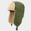 Gorro con forro polar para hombre y mujer, cálido para invierno, tipo Lei Feng, con protección para las orejas, grueso del noreste, para ciclismo, para el frío, versátil coreano