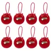 2026 Natal Bolas Coloridas de Pelo Falso de Coelho DIY Enfeites de Decoração para Árvore de Natal Feriado Bola de Pelúcia Transfronteiriça Novo Produto