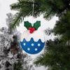 Tewei 2024 Nuevas decoraciones navideñas estilo ins Colgante para árbol de Navidad Colgante pequeño lindo de Navidad
