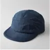 Boné de Baseball de Cor Sólida com Aba Curta de Cinco Peças para Homens e Mulheres, Moda Simples Casual, Protetor Solar Versátil, Boné Esportivo