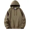 Sudadera con capucha para hombre Otoño Estilo Retro Americano Color Sólido 2025 Primavera y Otoño Nueva Holgada y Versátil Morado Chaqueta para Pareja