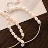 Pulsera de Perlas de Agua Dulce Jin Hongyu Diseño de Nicho Femenino Estilo Coreano Ins Pulsera para Novia Pulsera de Perlas de Oro de 14k Celebridad de Internet