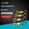 Fornecimento de fábrica competitivo conector de anel 8 giratório de oito palavras aço inoxidável suprimentos de pesca acessórios de equipamento de pesca