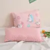 Funda de Cojín de Relleno para Niños, 100% Algodón, Diseño de Dibujos Animados, Cojín Individual, Venta al por Mayor de Fabricante, Algodón Puro, Extraíble y Lavable, Dormir de Lado