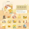 Paquete de Pegatinas Atemporal: Pegatinas de Paisaje Serie Fantasía Color Flotante para Decoración de Diario, 30 Piezas en 6 Diseños a Elegir
