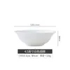 Platos de Porcelana Ósea Estilo Chino Jingdezhen para Hotel Blanco Puro Restaurante Occidental Club Palco Vajilla Platos Domésticos