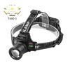 Farol de indução de luz forte a laser branco transfronteiriço, carregamento USB, display elétrico inteligente, fonte de luz múltipla, farol de LED para exterior