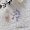 Novos acessórios de nail art estrela de quatro pontas dopamina, mini estrelas de macaron em liga, decorações de unhas estilo Ins, fofas