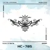 Amor Succcubus Pegatina de Tatuaje Herbal Semi-Permanente Impermeable Larga Duración Simple Gama Alta Mariposa Artificial Sexy Femenina Tatuaje