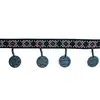 En Stock Encaje Étnico Clásico Hecho a Mano Colgante de Cuentas de Hierro Cortina Decorativa Textil para el Hogar Accesorio para Falda Encaje al por Mayor