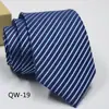 Gravata Formal Terno Profissional Casamento Noivo Estudante Estilo Coreano Preto 8cm Listrada Gravata de Negócios Masculina Amarrada à Mão