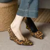 Zapatos Profesionales de Trabajo para Mujer 2026 Nuevo Tacón de Cuña Piel Suave Zapatos de Oficina Que No Cansarán Tus Pies Después de Estar de Pie Mucho Tiempo, Punta Fina Zapatos Elegantes para Mujer