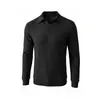 Nueva Camisa Polo de Manga Larga para Hombre Otoño 2026, Camisa Polo Casual Estilo Old Money Talla Grande, Prenda Base