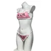 Lencería sexy para mujer, sexy, linda, niña, traje de tentación de tres puntos, pijama de tentación de pasión, entrega 1538