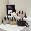 Bolso Minimalista Vintage para Mujer 2026 Nuevo de Moda Versátil Bolso para el Almuerzo Bolso Cesta de Nicho para Viajes Diarios