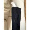 Calça jeans boca de sino não apertada estilo workwear preto para mulheres, novo modelo de outono, plus size, cintura alta, multi-bolsos, perna larga