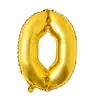 Balões Digitais de 32 polegadas 0-9 Decoração de Cena de Aniversário Suprimentos Festa de Festival Casamento Filme de Alumínio Balões de Folha de Alumínio Flutuantes