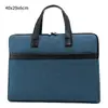 Bolso tote de negocios Oxford mejorado para hombre, bolso de hombro, bolso cruzado, maletín de gran capacidad, con impresión de logotipo
