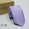 Lugar venta al por mayor corbata de seda de poliéster para hombre formal de negocios novio ventas tienda 4S corbata de traje de flecha 6cm
