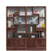 Estante Pequeño de Madera Maciza Antiguo, Estilo Chino Nuevo para Sala de Estar, Estante de Exhibición de Almacenamiento de Estilo Chino Nuevo para Sala de Té, Divisor de Pantalla, Gabinete de Múltiples Tesoros
