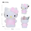Sanrio Hello Kitty Portalápices Papelería My Melody Organizador de Brochas de Maquillaje Organizador de Escritorio Decoración Regalo