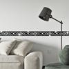 Cross-border Amazon linha de cintura adesivos espelho decorativo impermeável 1mm de espessura adesivos de parede acrílico quarto sala de estar adesivos de parede
