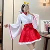 Raposa demoníaca de anime x servo SS Fantasma Branco senhor da guerra do quintal borboleta retorno para casa bruxa quimono cosplay conjunto completo vestuário feminino peça única entrega