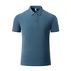 Polos de Negocio de Alta Gama, Ropa de Trabajo Corporativa Personalizada, Logo Bordado, Uniformes de Manga Corta para Empleados, Venta al por Mayor de Fábrica