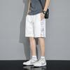Shorts Casuais de Algodão de Verão Masculinos 2024, Shorts Esportivos Largos de Marca Moderna para Adolescentes, Altamente Recomendados para Respirabilidade e Moda