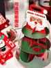 Feliz Natal tamuffin Cup sobremesa copo de bolo sushi caixa de embalagem portátil multi-camada mesa de sobremesas para assar