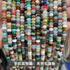 4*2mm Ábaco de Jade Natural Cuentas Sueltas Pulsera DIY Collar Accesorios de Joyería Cuentas Espaciadoras Cuentas de Posicionamiento Venta al por Mayor en Stock