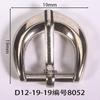 Diámetro Interior 12mm Hebilla en Forma de D Semicircular Plata Mate Cepillado Sandalias de Cuero Sandalias de Cuero para Hombre Hebilla Venta al por Mayor Hebilla para Sandalias de Mujer