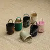 Bolsita de brocado, especialmente diseñada para tazas de té, bolsa de viaje portátil, bolsa de almacenamiento pequeña, bambú, nuevo estilo chino