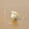Serie de mini juegos de té retro estilo europeo para micropaísajes, accesorios de decoración DIY para casas de muñecas y pequeños adornos de mesa