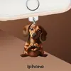 1 Pieza de Dachshund Corazón 2D de Acrílico Tapón de Polvo para Teléfono, Compatible con Tipo-C