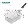 Cesta de freír plegable de acero inoxidable al por mayor colador plegable red de freír cuchara para fideos colador grande tamizador de harina red de freír de cocina máquina de pesca