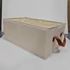 Tela Hogar Ropa y Juguetes Caja de Almacenamiento sin Tapa Plegable Tipo Cajón Organizador de Almacenamiento para Armario Caja de Almacenamiento para Gabinete
