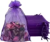 Bolsas de Organza de Color Puro con Cordón al por Mayor en Stock para Recuerdos de Boda, Cosméticos, Regalos, Bolsas de Malla para Empaquetar Joyería