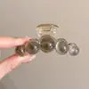Pinza de tiburón extragrande con un toque de alta gama, pinza para el cabello exquisita y robusta para la parte posterior de la cabeza, adecuada para cabello grueso