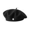 Sombrero Boina de Lana para Mujer Otoño e Invierno Gorra de Pintor Retro para Mujer Que Afina el Rostro Pequeño Elegante Moda Gorra de Brote Trendy