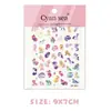 Mismo Estilo Libro Rojo Pequeño Pegatinas para Uñas My Little Pony para Niñas 5D Dibujos Animados en Relieve Impermeables Pegatinas para Tazas de Agua Cámara